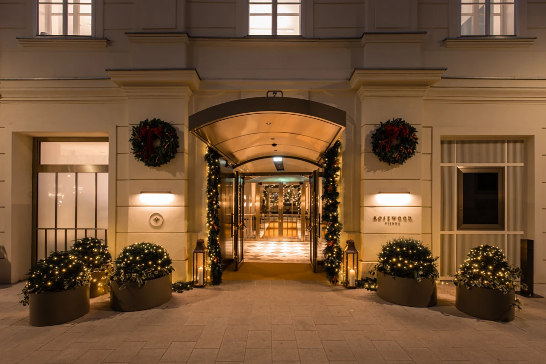 <p><span>Das 5 Sterne-Hotel Rosewood Vienna befindet sich direkt am Petersplatz in Wien in einem Geb&auml;ude aus dem 19.Jahrhundert. Hier hatte einst Mozart eine Wohnung. Foto: TOTO</span><span></span></p>